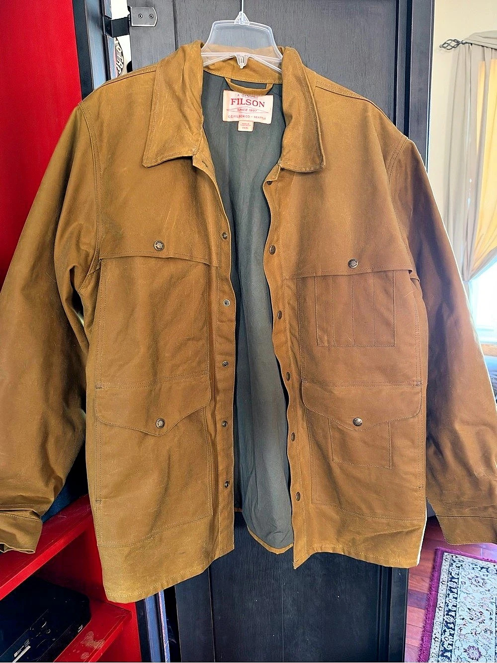 Filson Men's Brown Field Jacket Size XXXL